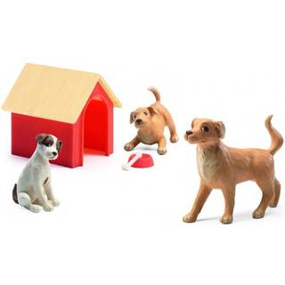 Djeco dukkehus tilbehør Petit Home - hunde