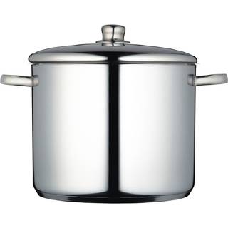 Gryde med låg 14 liter, rustfrit stål