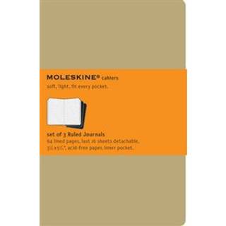 Moleskine, Cahiers Journal, 3 stk., linieret, kraft