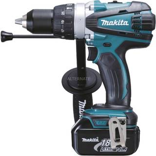Slagskruetrækker / bor Makita DHP458RTJ; 18 V; 2x5,0 Ah batt.