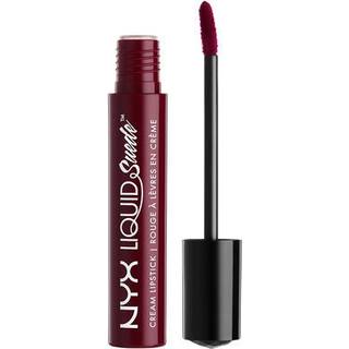 NYX PROFESSIONAL MAKEUP Liquid Suede Cream Lipstick - Vintage (plomme med mauve undertone) - mat, vandfast finish