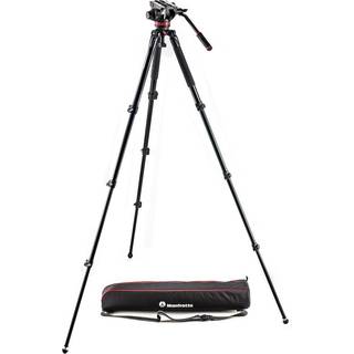 Manfrotto Stativkit Aluminium video MVK502AQ MVH502AH, taske