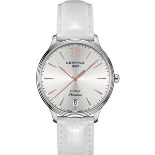 Certina C021.810.16.037.01 DS Dream Sølvfarvet/Læder Ø38 mm