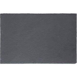 Serveringsplade, skifer, 24x15x0,5-0,8 cm