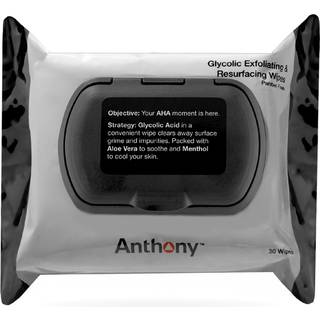 Anthony Logistics Glycolic Exfoliating & Resurfacing Wipes, 30 stk.