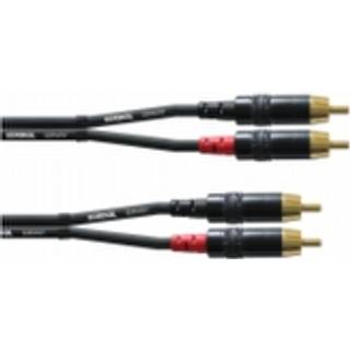 Cordial CFU 0,6 CC Audio Adapterkabel [2x Cinch-stik -