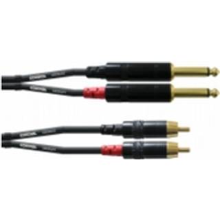 Cordial CFU1,5PC Audio Adapterkabel [2x Jackstik 6,3 mm