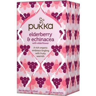 Pukka Elderberry og Echinacea te Øko 20 breve
