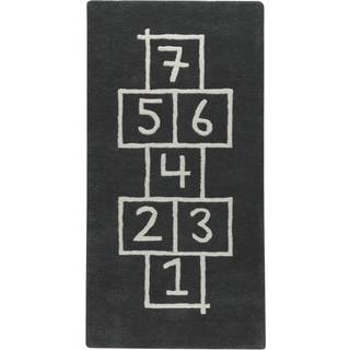 Kateha Hopscotch børnetæppe lyserød
