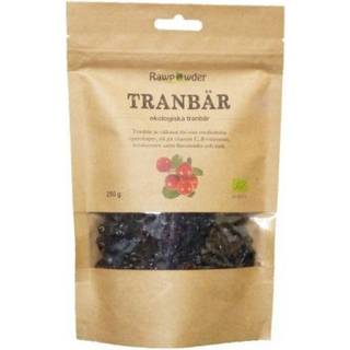 RawPowder Økologiske Tranebær, 250 g