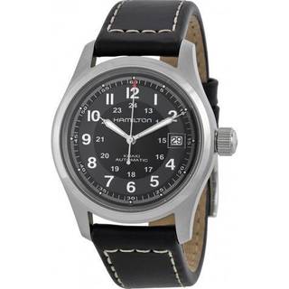 Hamilton H70455733 Automatik Armbanduhr Khaki Field Auto 38 mm Schwarz