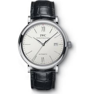 IWC Schaffhausen - Portofino Automatic 40mm Stainless Steel and Alligator Watch, Ref. No. IW356501 - Men - White