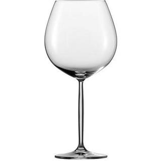 6-delt Bourgogne vinglassæt, krystallinsk glas, 840 ml, &#39;Diva&#39; - Schot