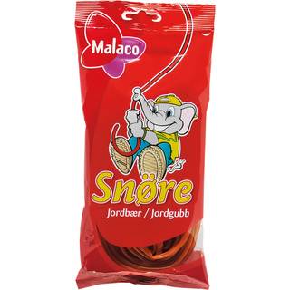 Malaco Snøre Jordbær 94 g.