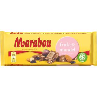 2 x Marabou Frugt &amp; Mandel 100 g