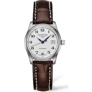 Longines L2.257.4.78.3 Master Sølvfarvet/Læder Ø29 mm