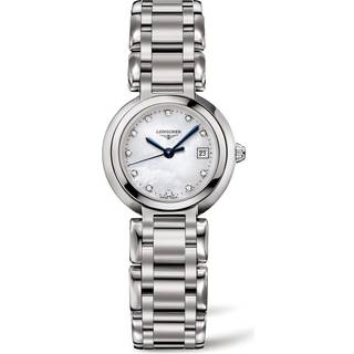 Longines L8.110.4.87.6 PrimaLuna Hvid/Stål Ø26.5 mm