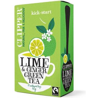 Clipper Organic Green tea Lime og Ingefær - 20 breve
