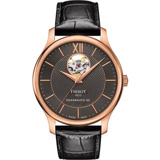 Tissot T063.907.36.068.00 T-Classic Sort/Læder Ø40 mm