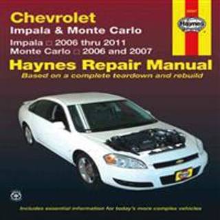 Chevrolet Impala (2006-2011) & Monte Carlo (2006-2007) Haynes Repair Manual (USA)