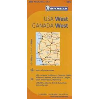 Michelin USA blad 585: USA West & Canada West