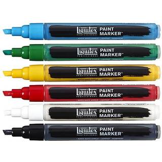 Paint Acryl Marker Set fein 6 Stück - Mehrfarbig