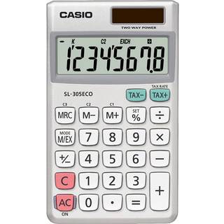 Casio SL-305ECO lommeregner grå