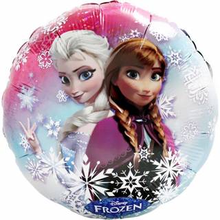 1 stk. Frost Elsa &amp; Anna Disney® Folienballon 18"  til helium eller luft