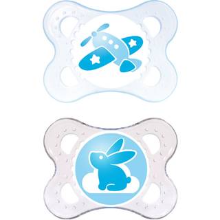 MAM Original Sut Silk Teat 0-6 Mdr. Assorterede Farver 2 stk