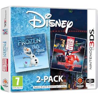 Frozen: Olaf's Quest + Big Hero 6 Double Pack - Nintendo 3DS - Samlinger