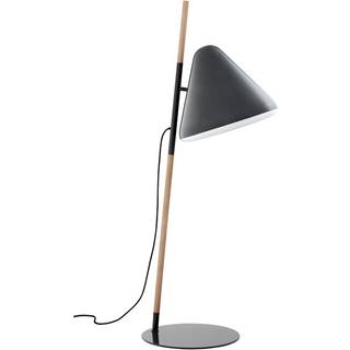 Normann Copenhagen Hello gulvlampe white, bøgetræsstel