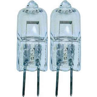 Halogenpære uden reflektor, lavspænding, 12 V, 20W, G4, 2 stk.