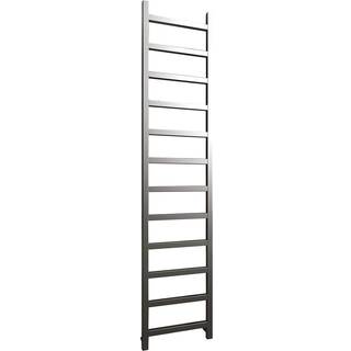 Kriss Upper håndklædetørrer 1800x500mm børstet rustfrit stål