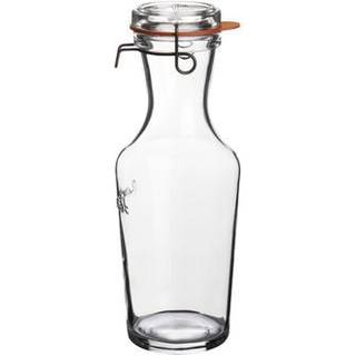 Lock Eat Karaffel med patentlåg fra Luigi Bormioli - Klar farve - Soda-lime glas