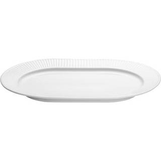 Pillivuyt Plissé serveringsfad, oval Hvid