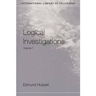 Logical Investigations Volume 1