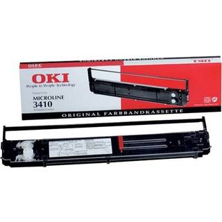 OKI Ribbon Black for ML3410 / 09002308 - Print-bånd Sort