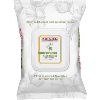 Burt's Bees Facial Cleansing Towelettes Sensitive - 30 stk.