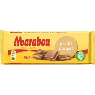 2 x Marabou Mælkechokolade Nougat 100 g