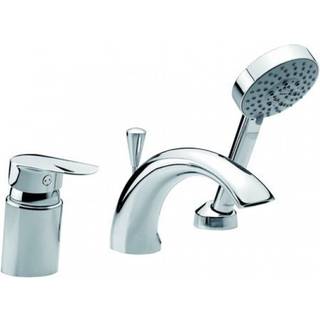 Damixa Clover 3 huls Kar- og brusebatteri i krom