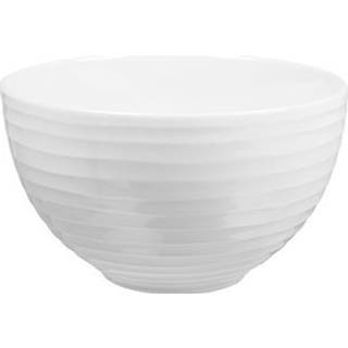 Design House Stockholm Blond skål lille stribe hvid
