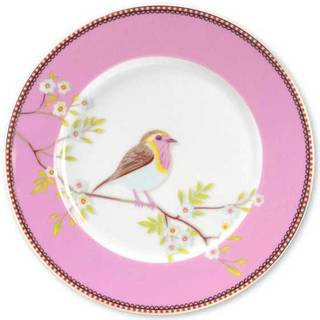 Tallerken fra PIP STUDIO - EARLY BIRD KHAKI 21 cm.