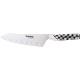 Global G-66 Chopmesser 18 cm mit Kullen - Cromova 18 Stahl - Silber