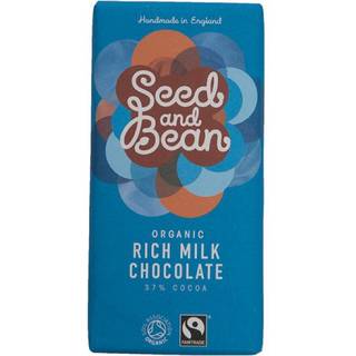 Seed & Bean Mælkechokolade 37 % Ø (75 g)