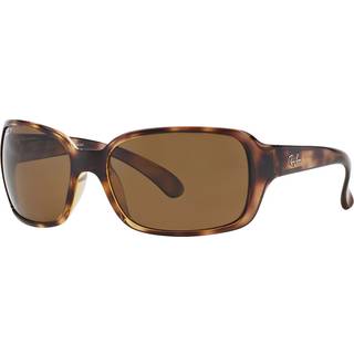 Ray - Ban Kvinde RB4068 RB4068 642/57 Solbriller Injiceret Skildpadde Firkantet Polariseret