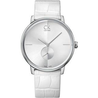 Calvin Klein K2Y211K6 Dress Sølvfarvet/Læder Ø41 mm