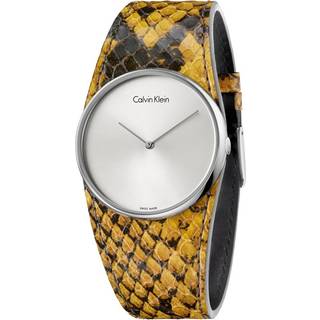Calvin Klein K5V231Z6 Spellbound Sølvfarvet/Læder Ø39 mm