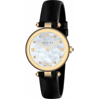 Gucci YA141404 Diamantissima Hvid/Læder Ø32 mm