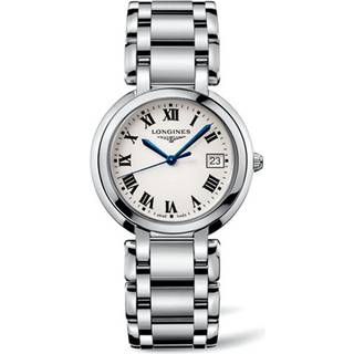 Longines L8.114.4.71.6 PrimaLuna Sølvfarvet/Stål Ø34 mm