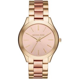 Michael Kors MK3493 Runway Rosa guldfarvet/Rosaguldtonet stål Ø42 mm